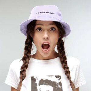 NEW Olivia Rodrigo Official Store It's Brutal Out Here Bucket Hat